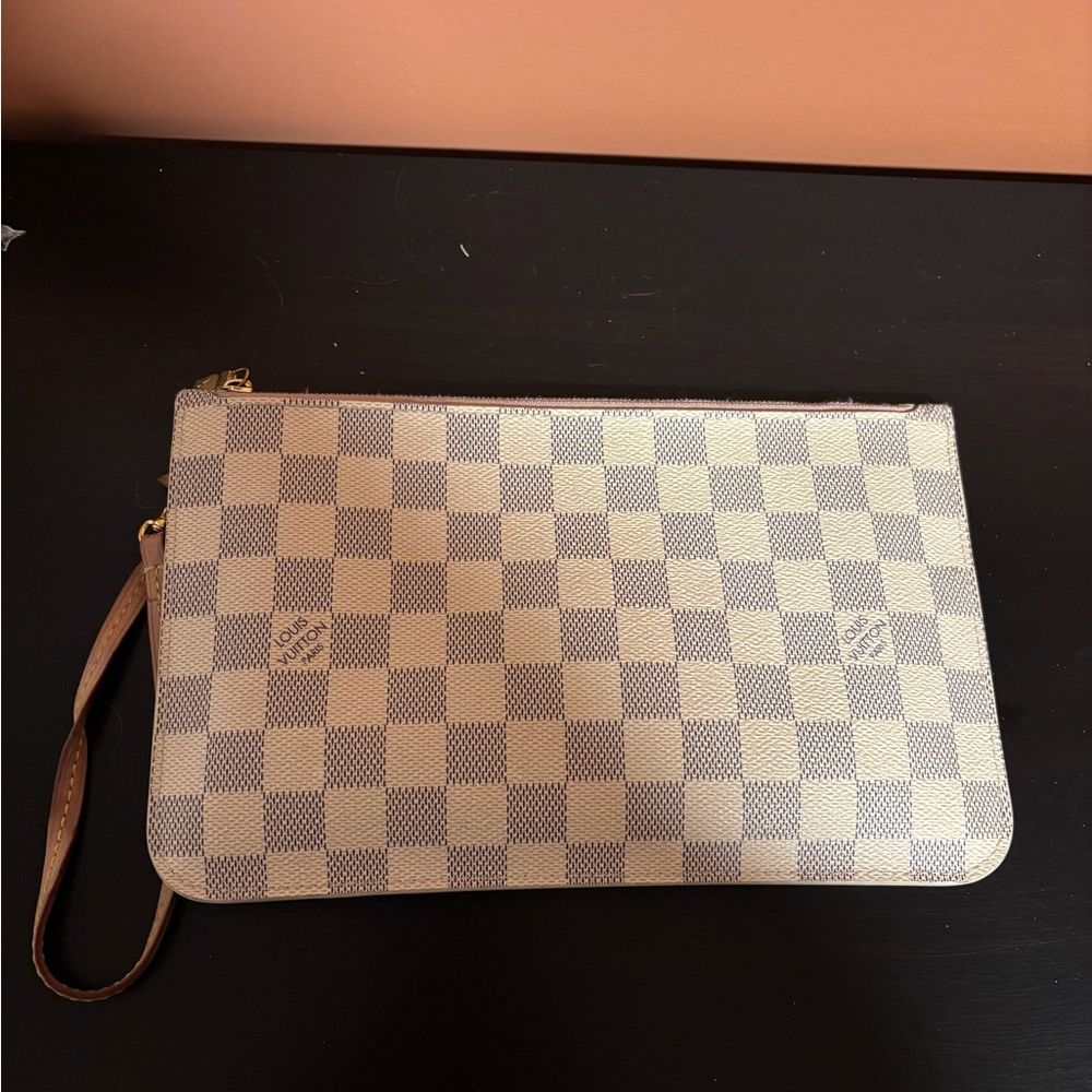 Authentic Louis Vuitton Beige Interior Clutch